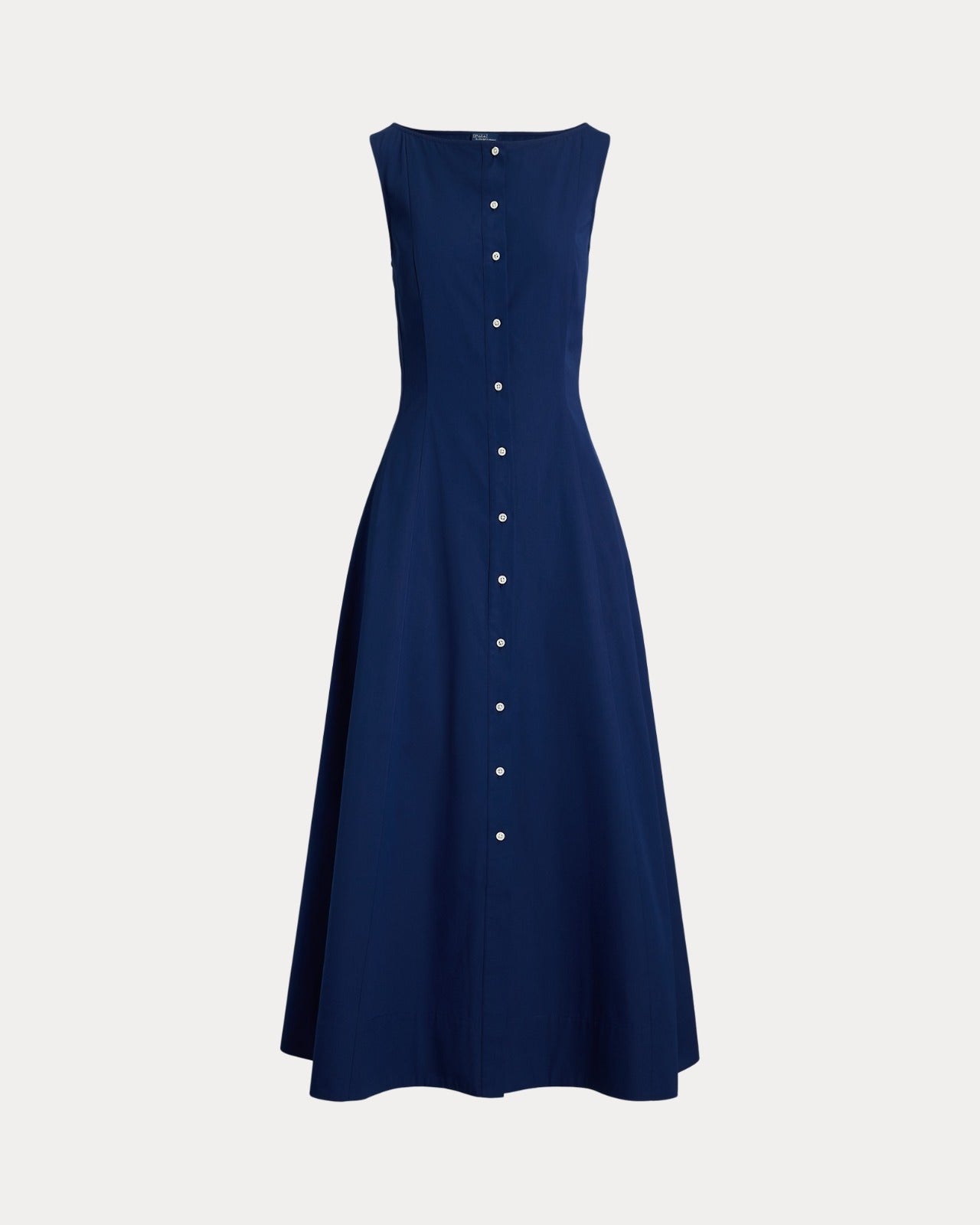 Panelled Cotton Midi Dress