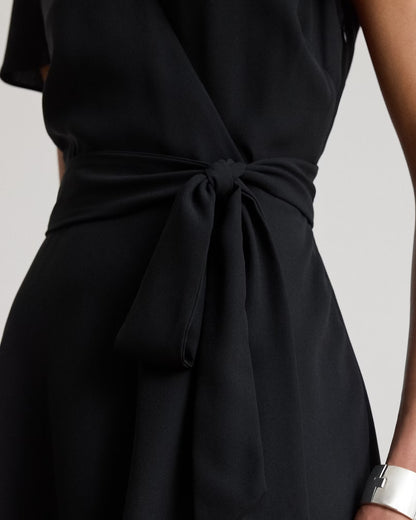 Georgette A-Line Midi Dress